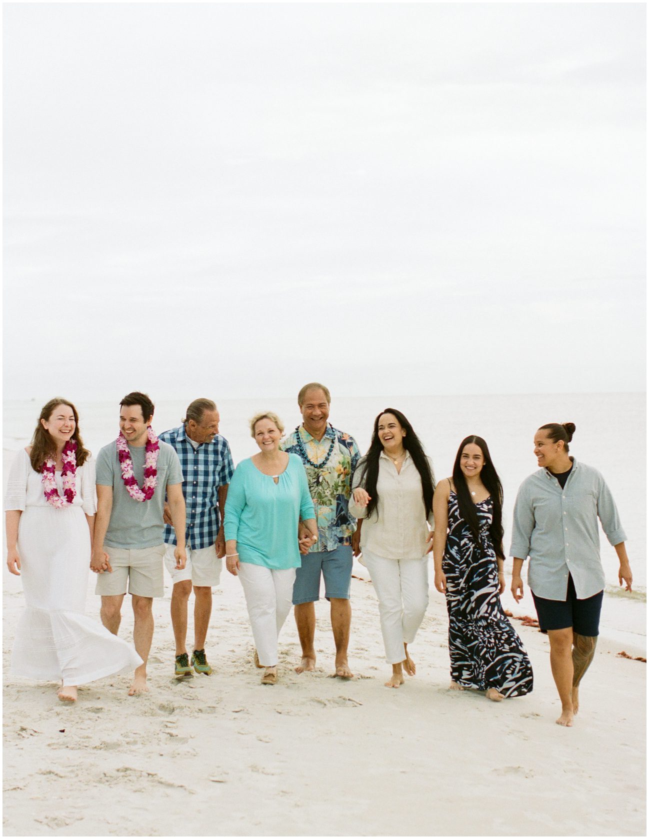 Beach Wedding Family Formals